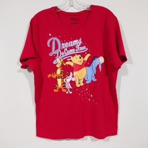 Disney Winnie the Pooh Red Tee Size 2X